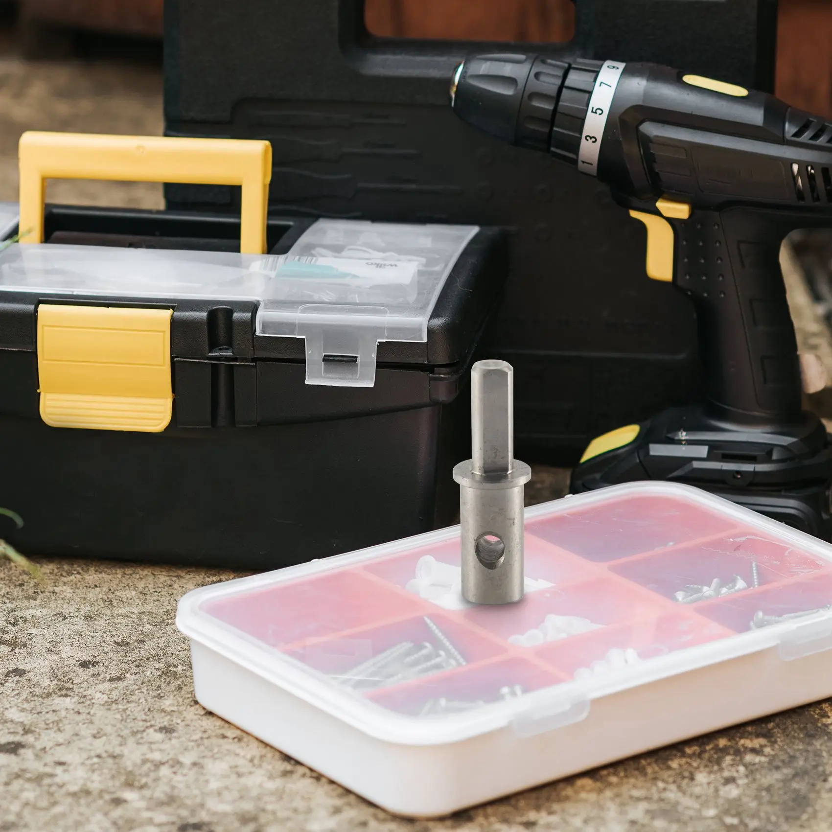 Переходник для сверла со шнеком дрели Cinchhuck: 1/2 Plus и 1/4 дюйма отверстие болтов с