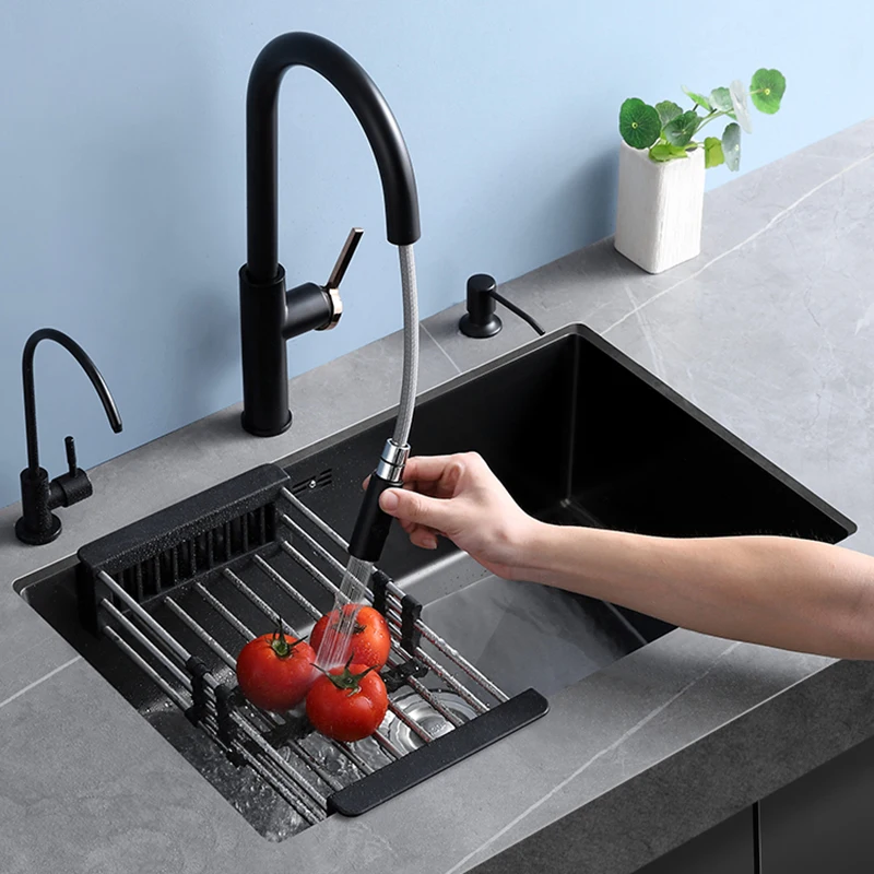 

Strainer Undermount Kitchen Sink Basket Stainless Steel Pipe Mixer Taps Washing Sink Bathroom Cuisine Home Improvement YQ50SC