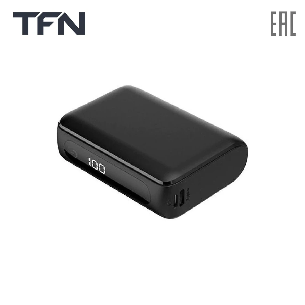 Внешний аккумулятор TFN Power Era 10 PD PB-253-BK черный | Мобильные телефоны и аксессуары