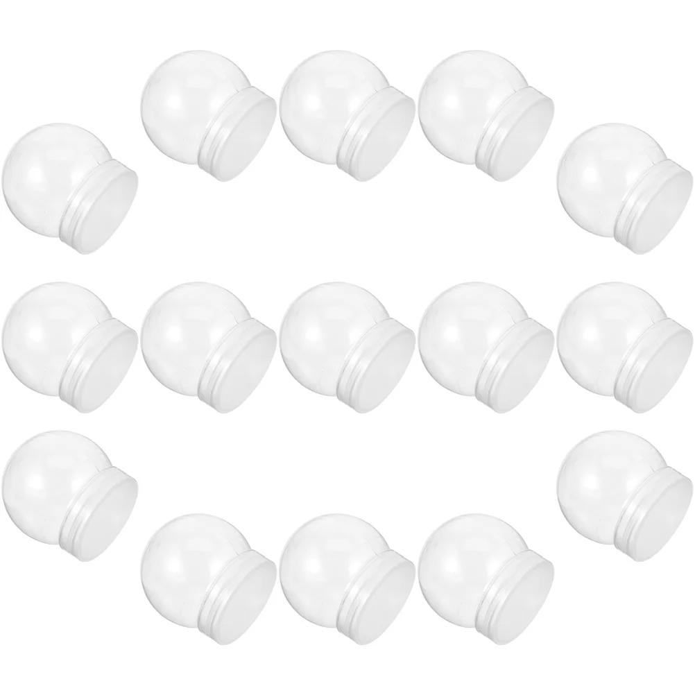 

DIY Snow Globe Water Globe Clear Decor Plastic Clear Water Globes With Screw Off Cap Empty Snow Globe Making Props