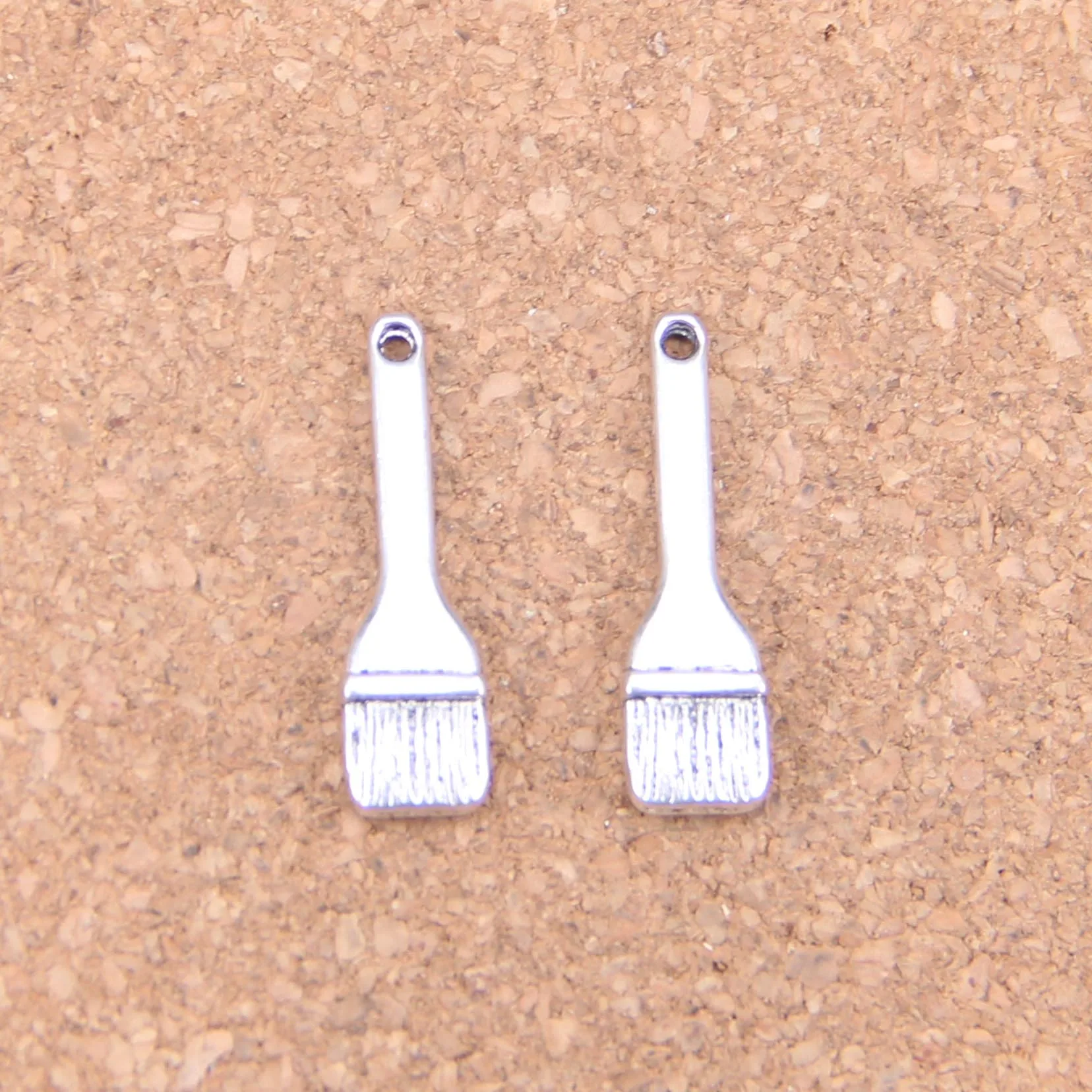 

90pcs Charms paint brush 35x7mm Antique Pendants,Vintage Tibetan Silver Jewelry,DIY for bracelet necklace