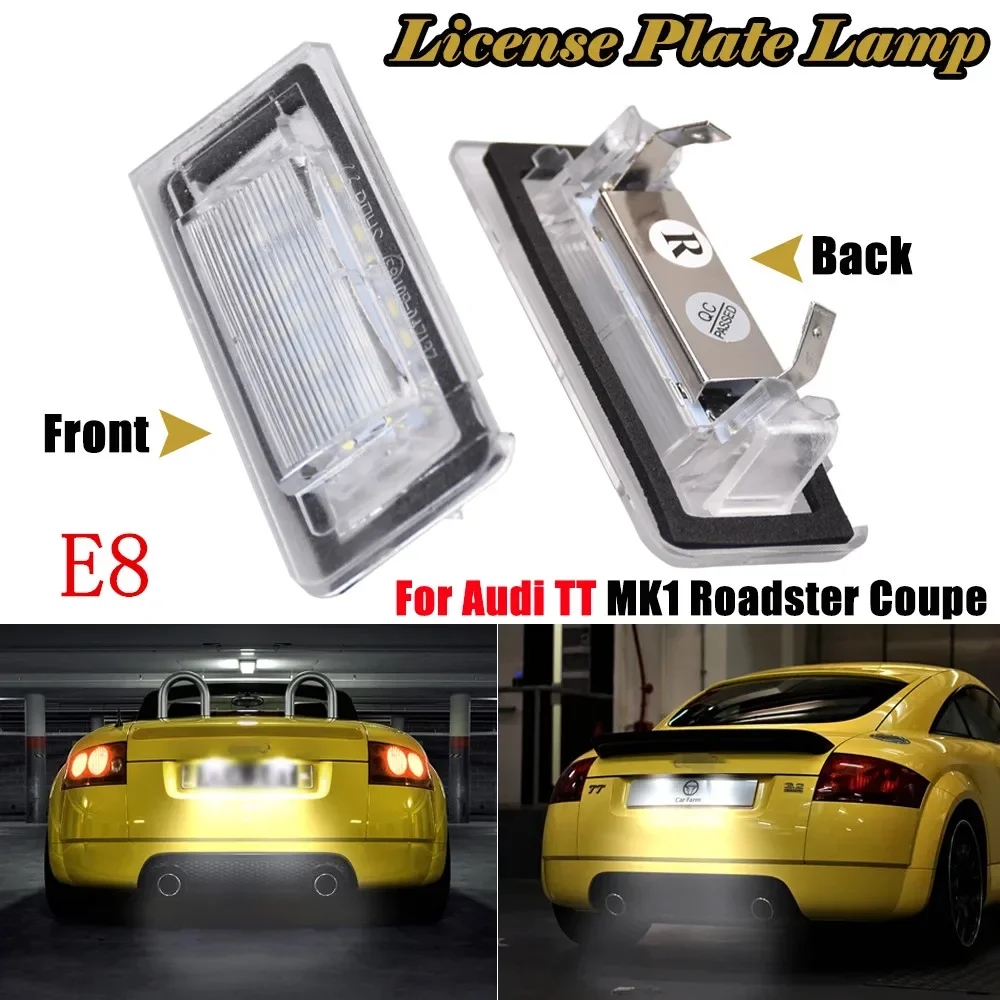Фото Для Audi TT MK1 8N Roadster 8N9 Coupe 8N3 светодиодная лампа освещения номерного знака 1998-2006 гг. №3