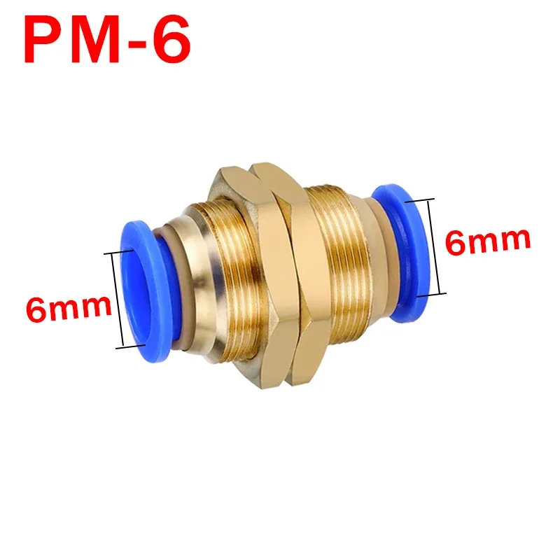 

Пневматические фитинги PM, быстроразъемные, 4-12 мм