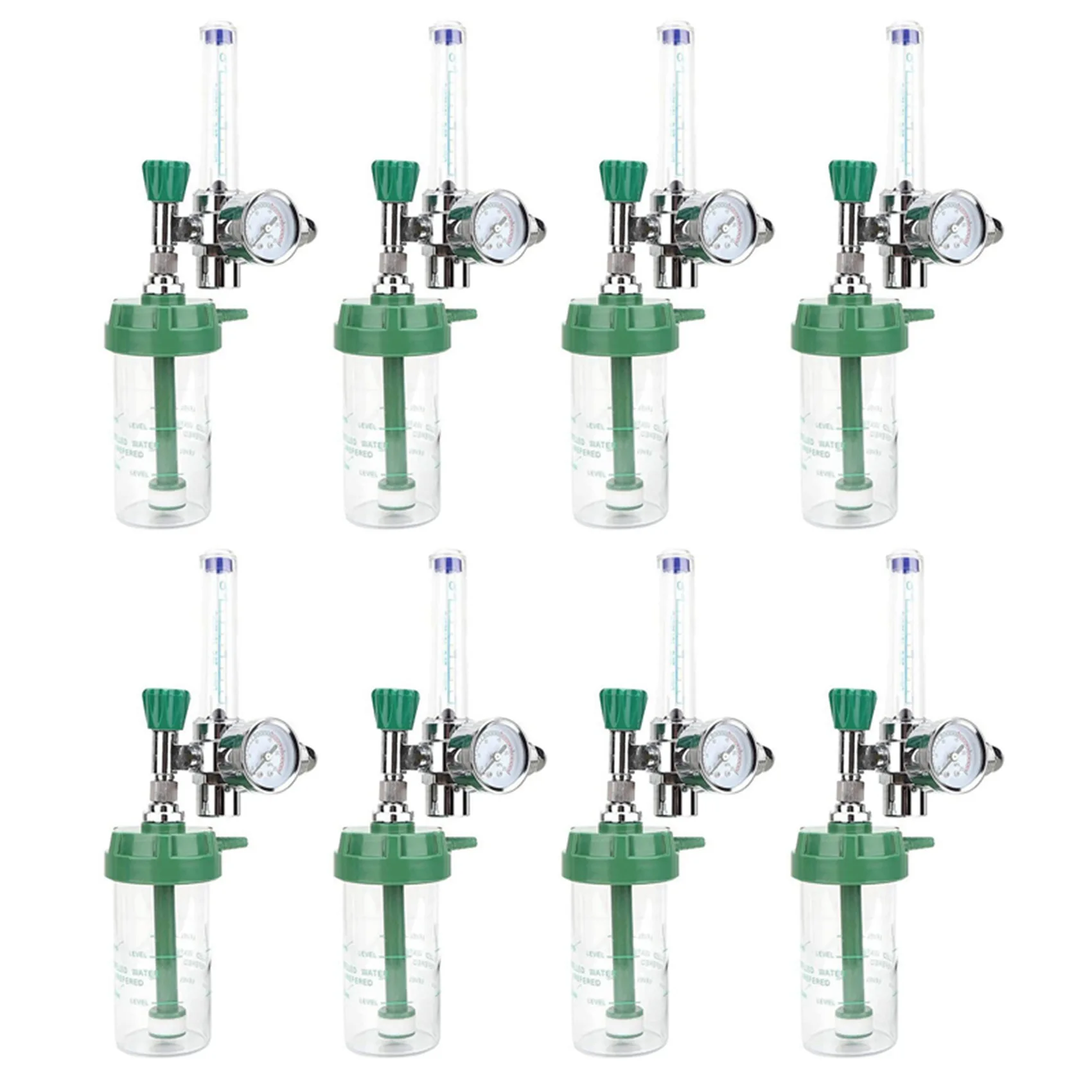 

8X G5/8-14 10L/Min Oxygen Pressure Regulator O2 Pressure Reducing Valve Flow Meter For Oxygen Inhaler Gas Regulator