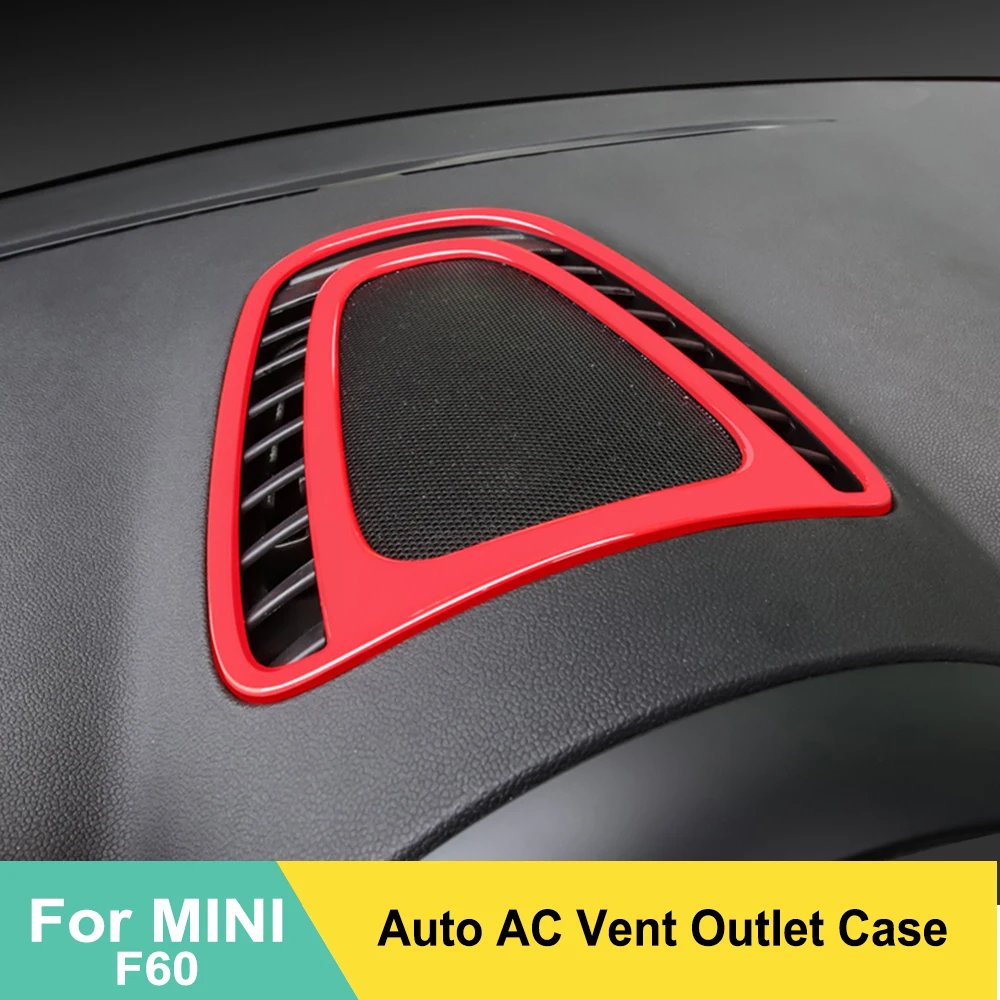 

Car Center Decor Panel Frame Sticker for MINI COOPER JCW F60 Countryman Auto Air Conditioning Vent Outlet Cover Case Decorations