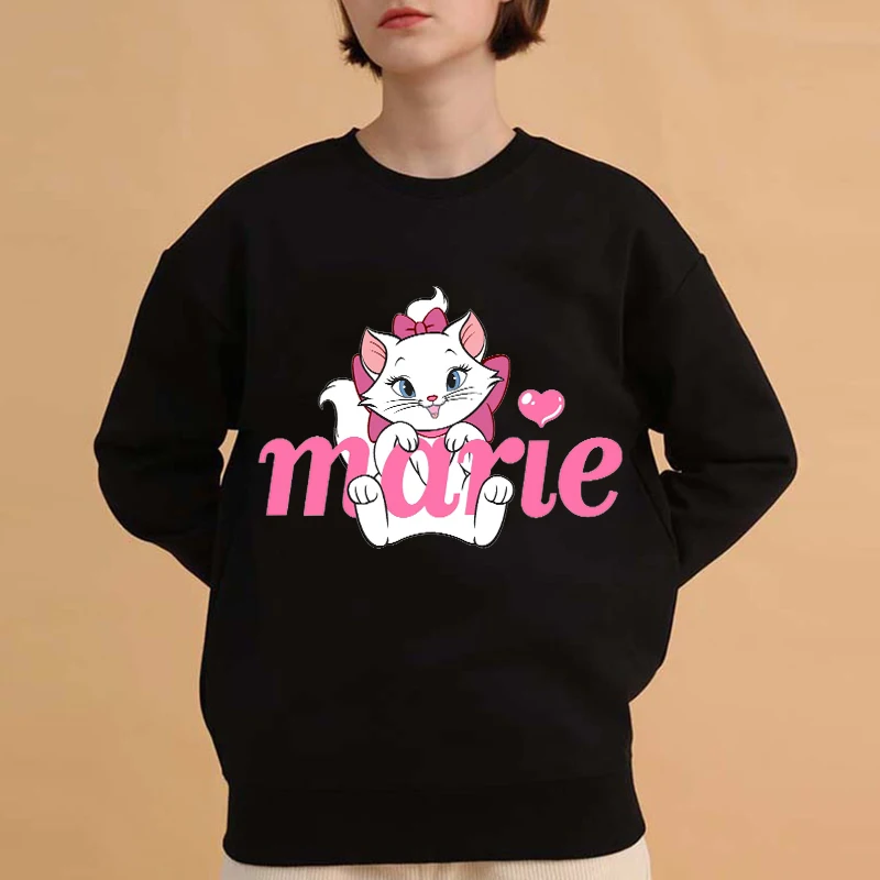 

Женская толстовка с длинным рукавом, с мультяшным принтом, в стиле Харадзюку