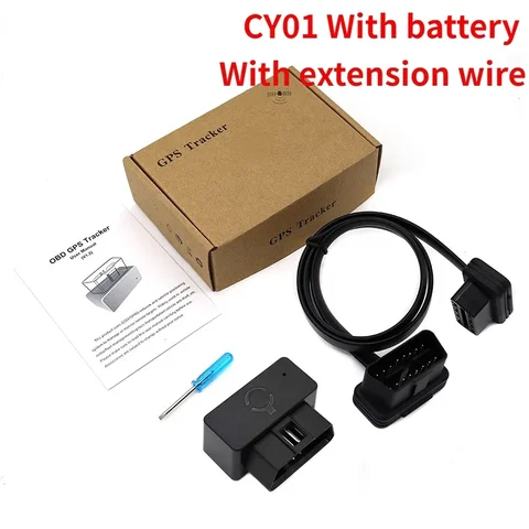 GPS-трекер 2G Cy01 OBD2 Интерфейс удлинитель автомобильный локатор приложение GPS оборудование для автомобиля мотоцикла прицепа GPS трекер