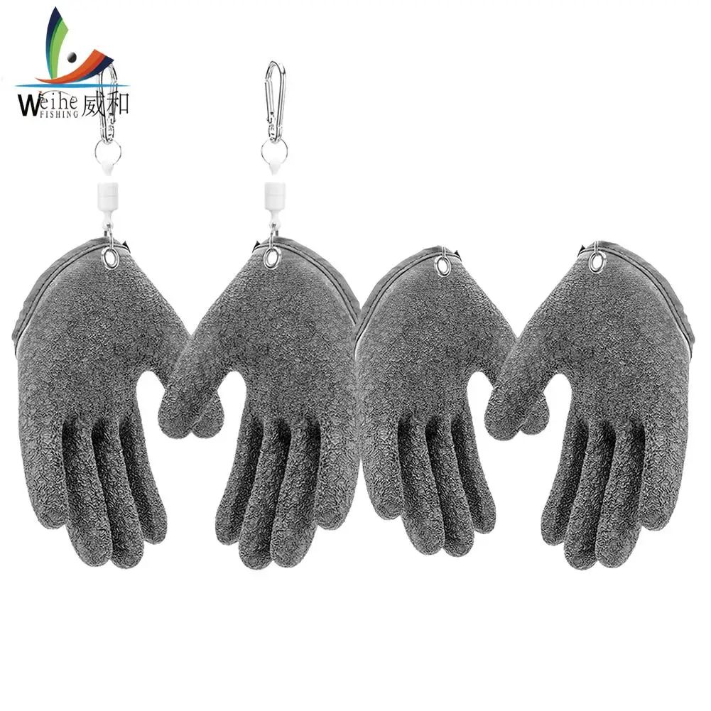 

Anti-Skid Fish Catching Gloves Anti-Puncture Cut-Proof Waterproof Fisherman Professional Catching Fish Gloves for Men