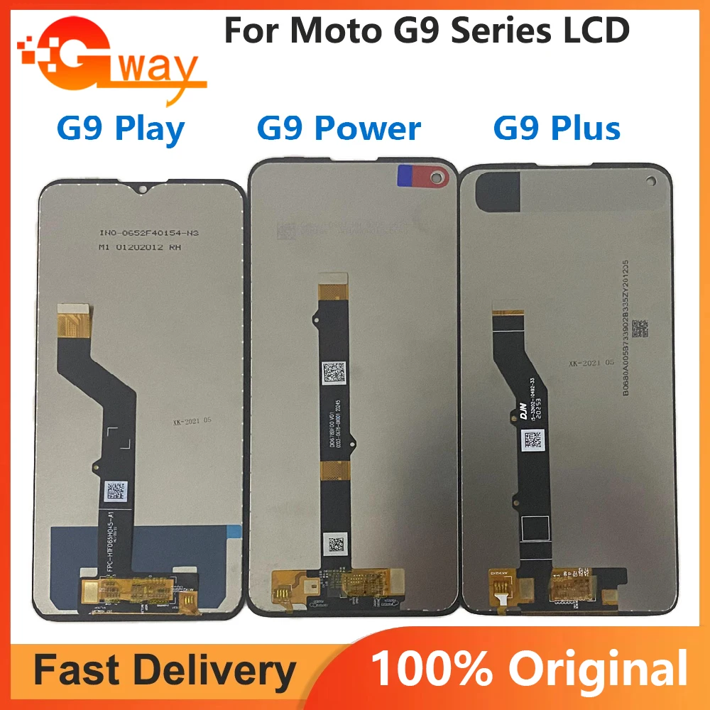 Оригинальный ЖК-дисплей для Motorola Moto G9 Plus ЖК-экран сенсорный дигитайзер в сборе Play