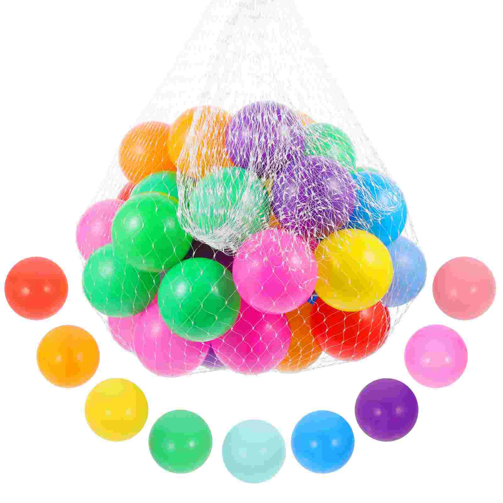 

Ball Pit Plastic Round Shaped Ocean Colorful Balls Funny Pits Kids Ballpit Children Swimming Mini Toy