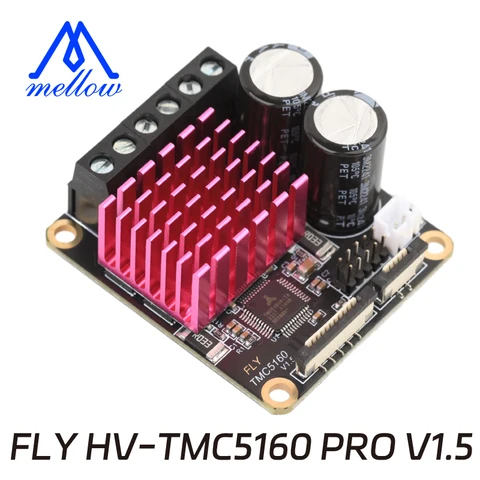 Драйвер Mellow Fly TMC5160 Pro V1.5 24 В/48 в HV шаговый двигатель StepStick SPI бесшумный для 3D-принтеров Marlin / Klipper / RRF