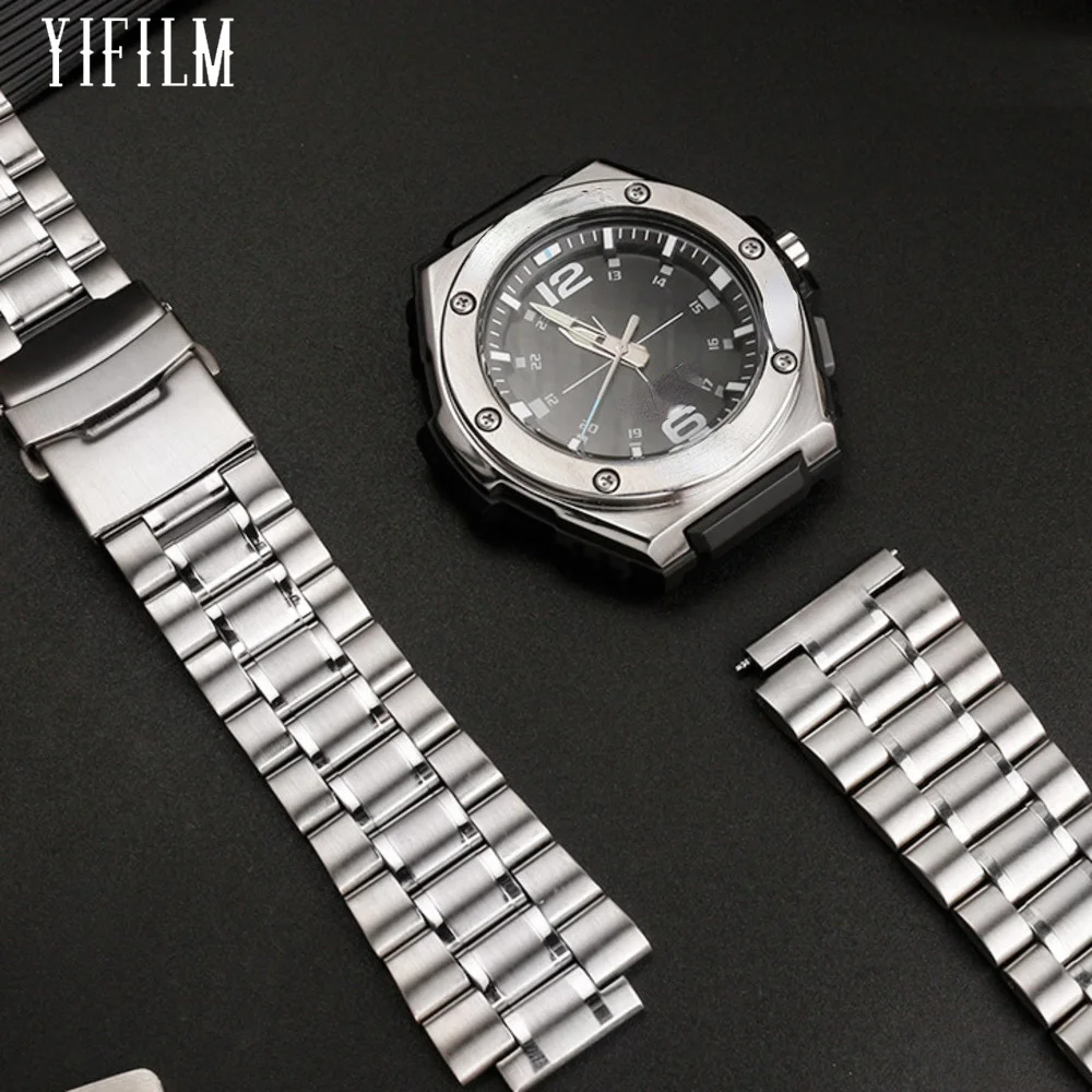 

Металлический ремешок для часов, ремешок для мужских часов из нержавеющей стали, 20 мм, 24 мм