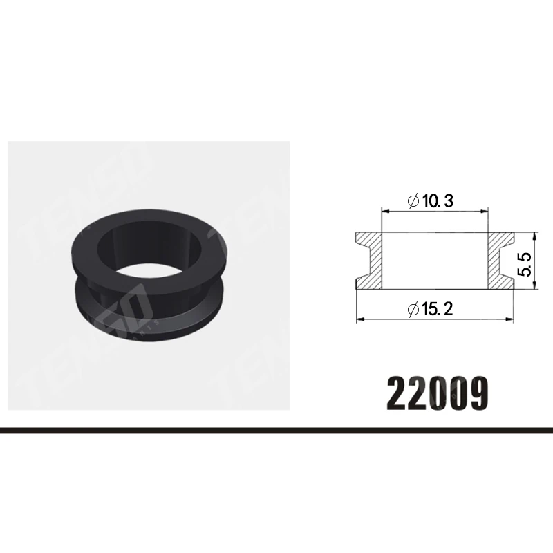 

Служба впрыска топлива FKM, резиновое уплотнение для топливного инжектора Bosch, комплект услуг, Размер: 15,3*10,3*5,5 A22009