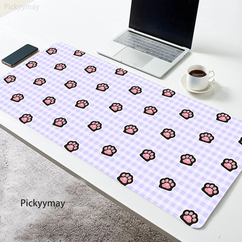 

Kawaii Cat Paw Mouse Pad Large Mousepad Gamer Big Mouse Mat PC Computer Office XXL Carpet Surface Mause Pad Keyboard Desk Mat