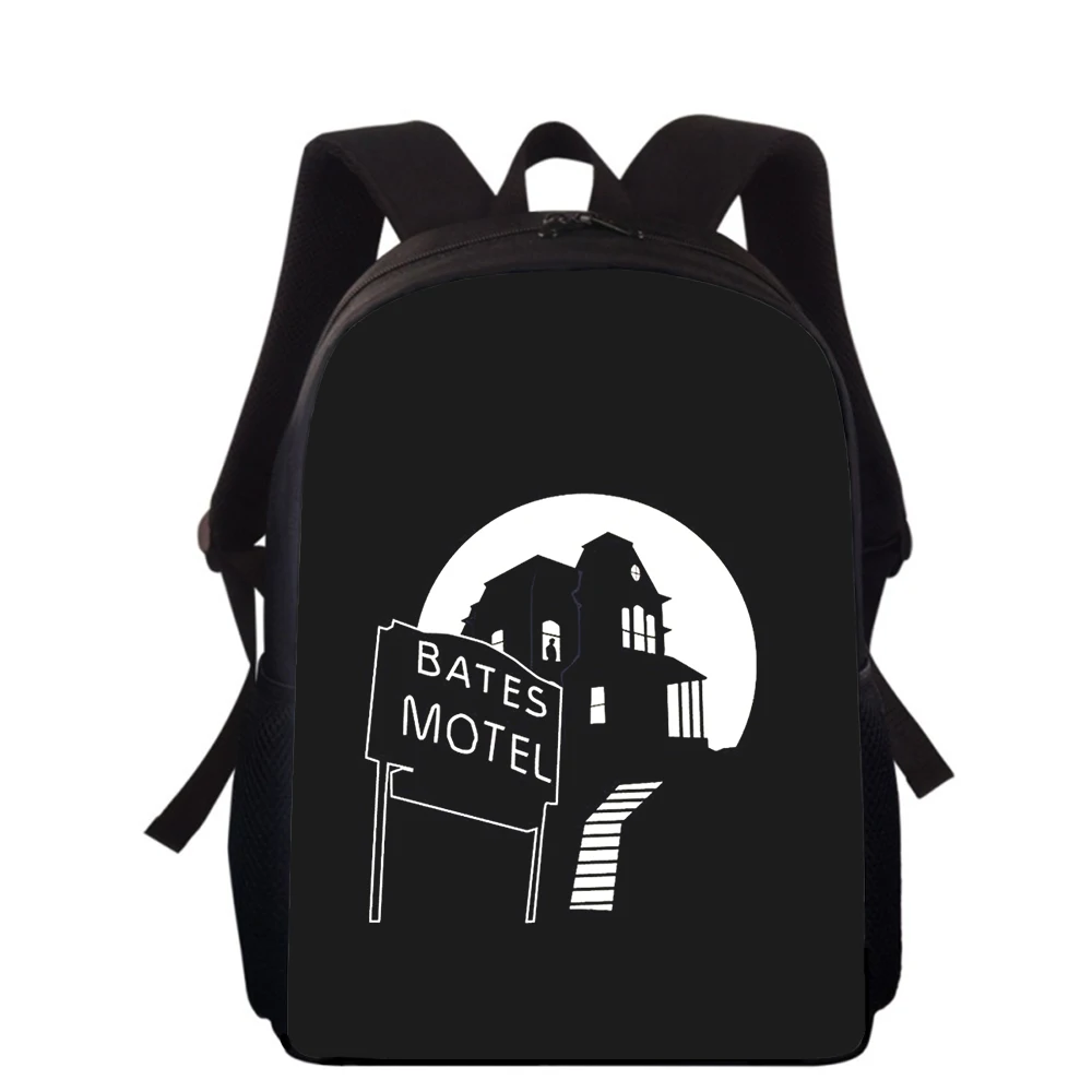 Bates Motel  15” 3D Print Kids Backpack Primary School Bags for Boys Girls Back Pack Students School Book Bags