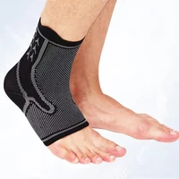 2pcspair 3d compression ankle support breathable ankle strap protector football ankle guard basketball gym ankle brace sleeves