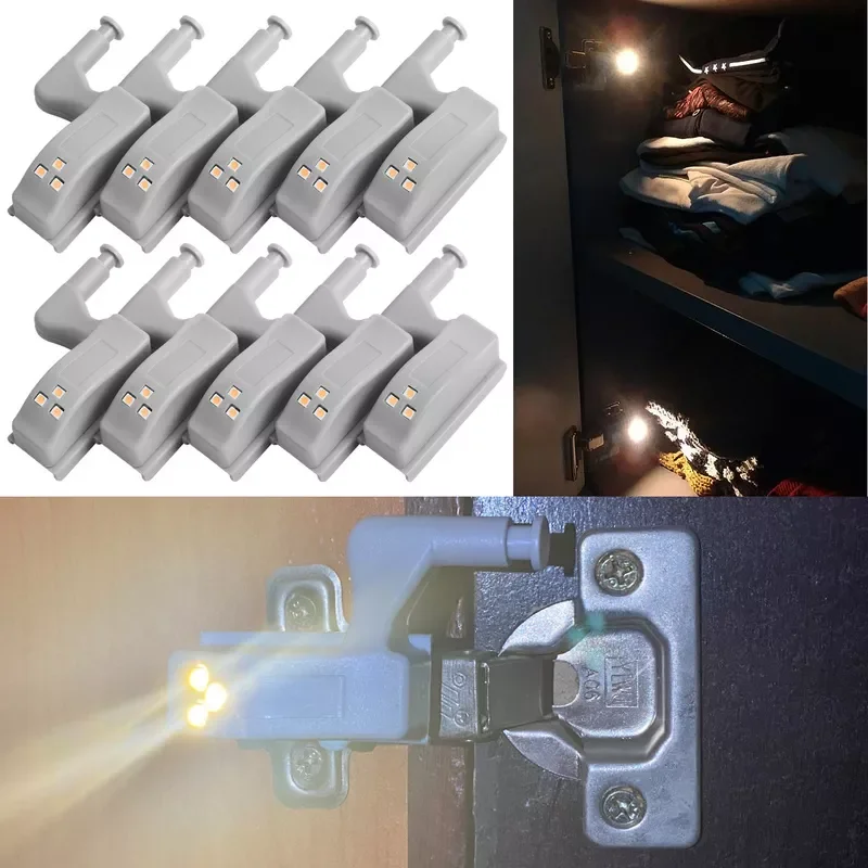 

Universal LED Under Cabinet Light Cupboard Inner Hinge Lamp Closet Wardrobe Sensor Light Home Kitchen Night Lights