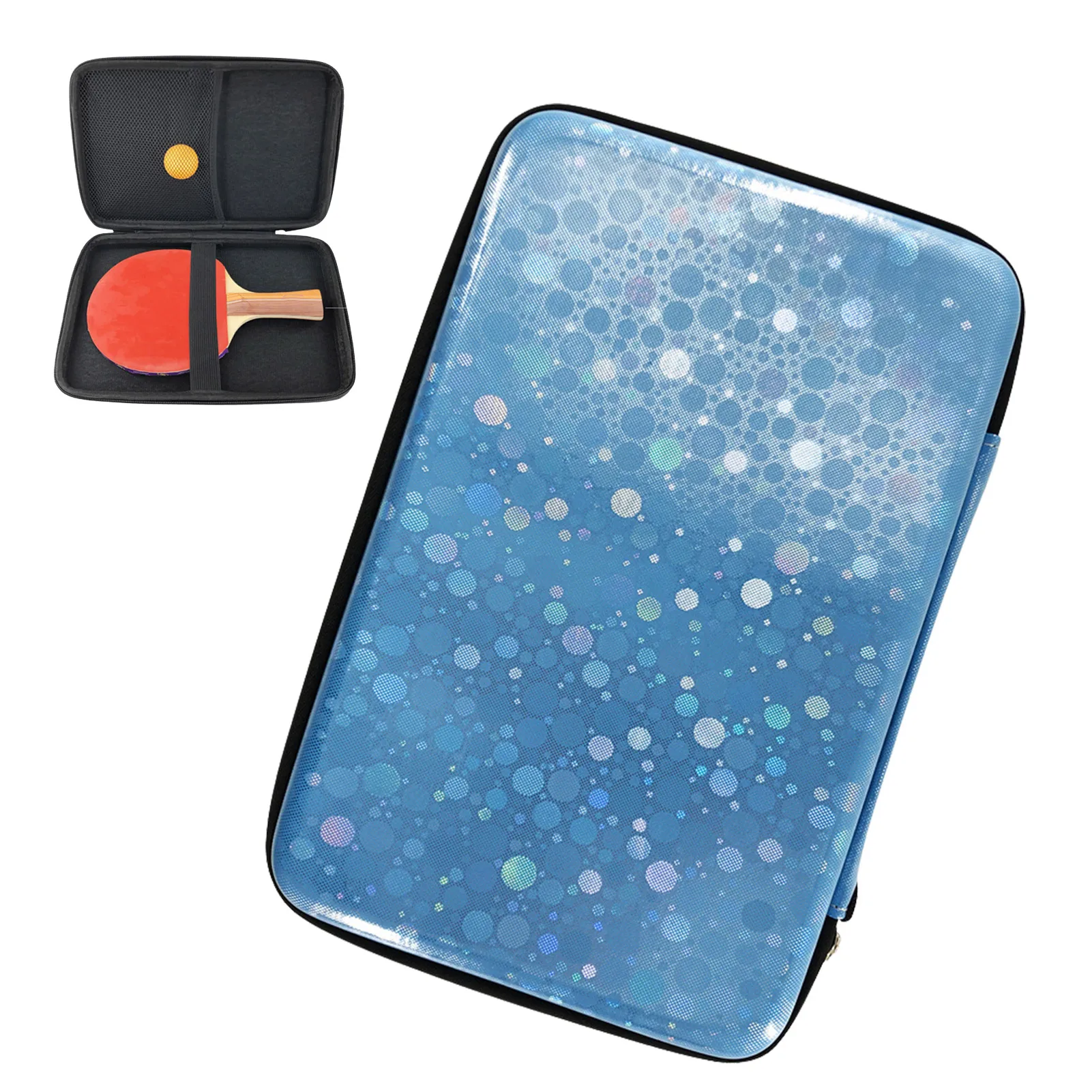 

Table Tennis Bat Bag Ping-Pong Paddle Carry Bag Reinforced Bag For 2 Ping-Pong Bats Professional Ping-Pong Paddle Cover Bat Bag