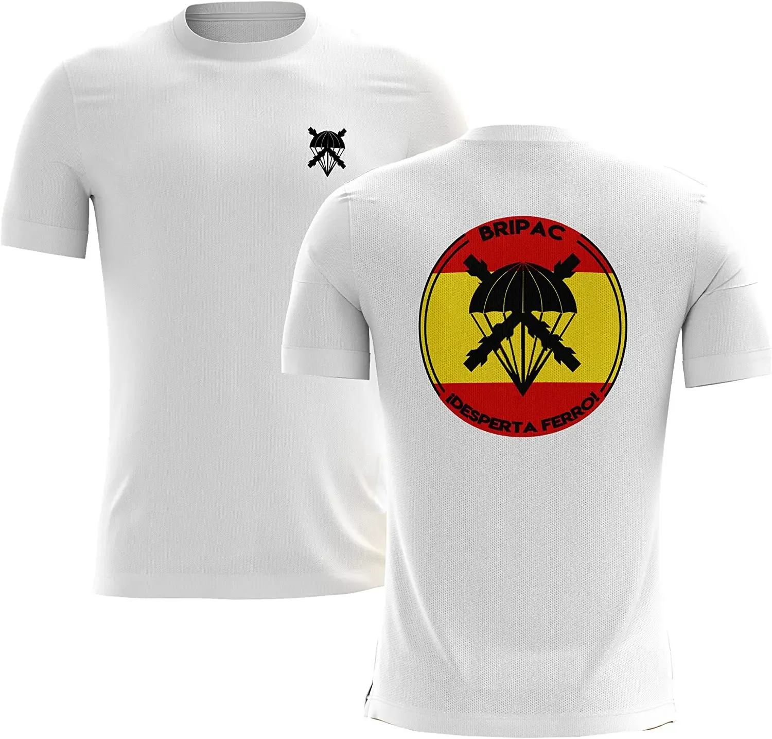 Camiseta De La BRIPAC Brigada Paracaidista Del Ejercito Tierra. Fuerzas Armadas Es닥olas. Параскаидиistas Ejezioneito Español