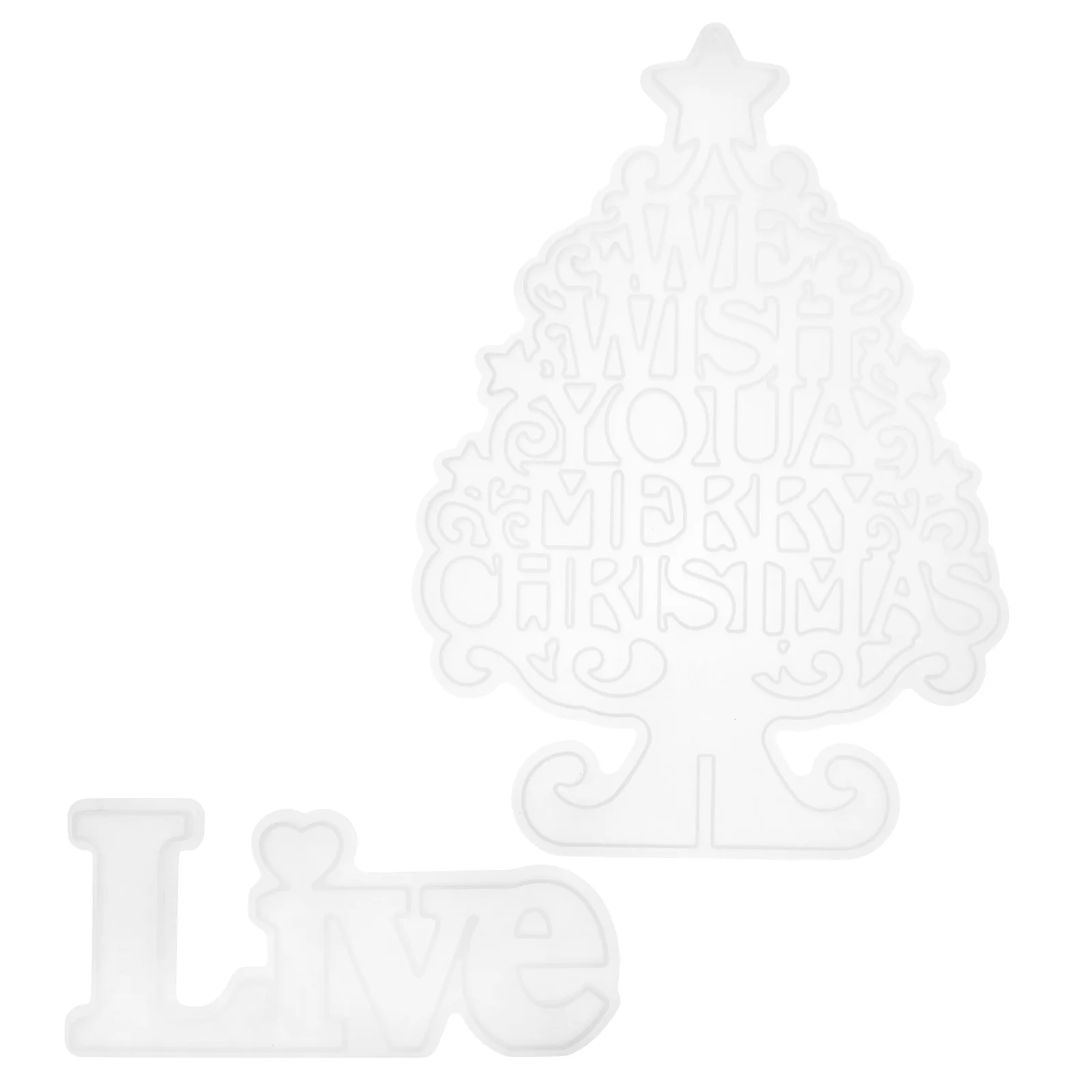 

Mold Resin Molds Casting Christmas Crystal Silicone Jewelry 3D Tree Charms Pendant Soap Craft Epoxy Crafts