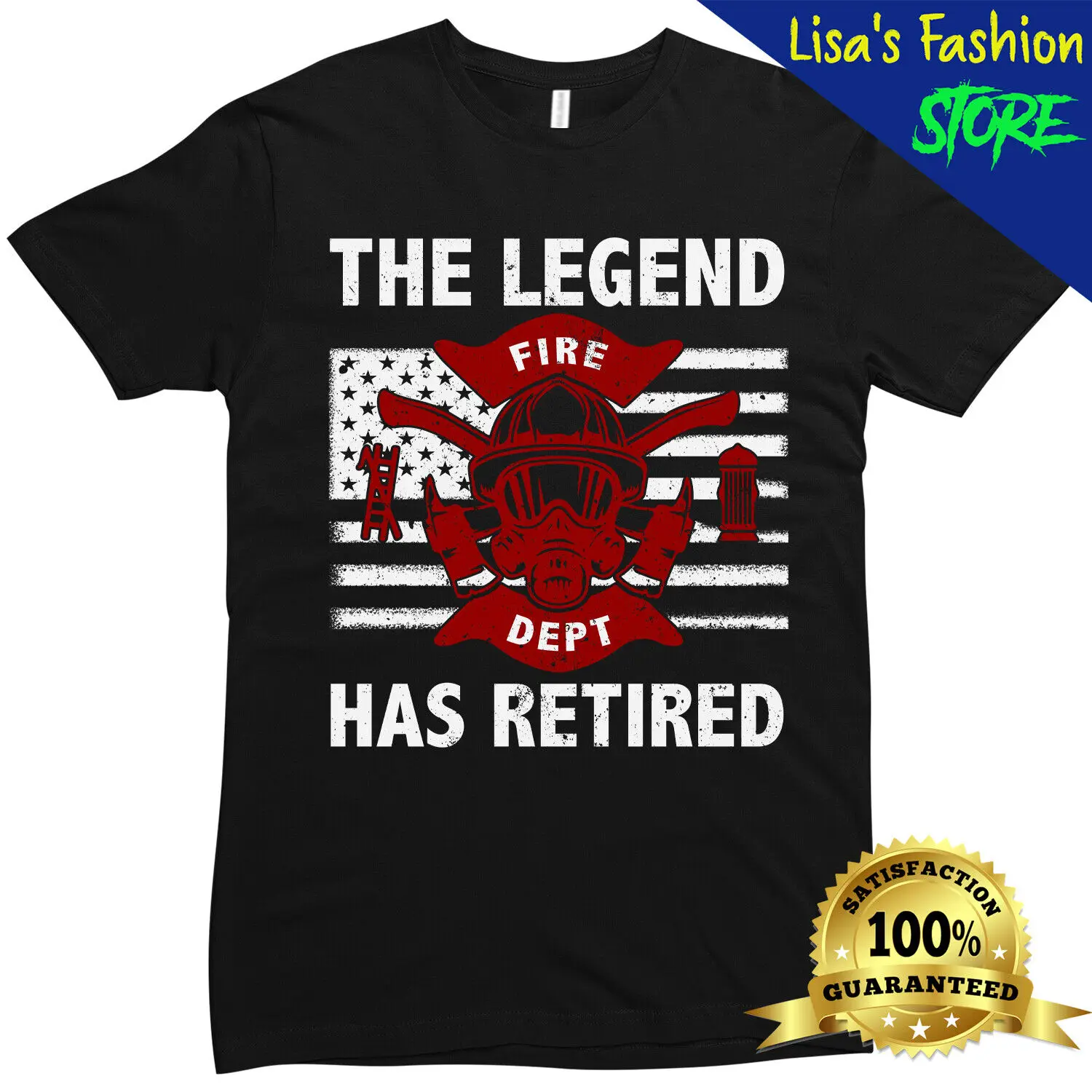 Футболка с длинным рукавом The Legend Has отставные пожарные