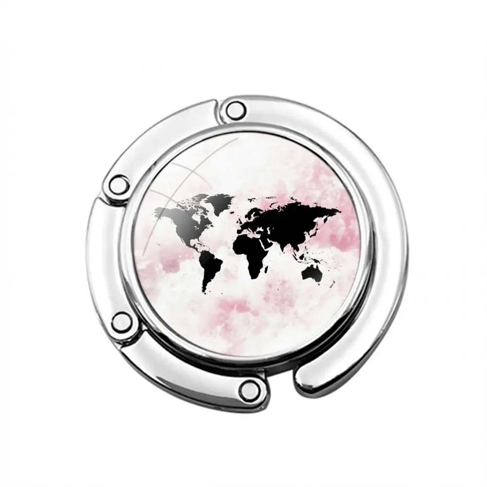 Дорожный складной кошелек с картой мира для женщин дамская сумочка стола