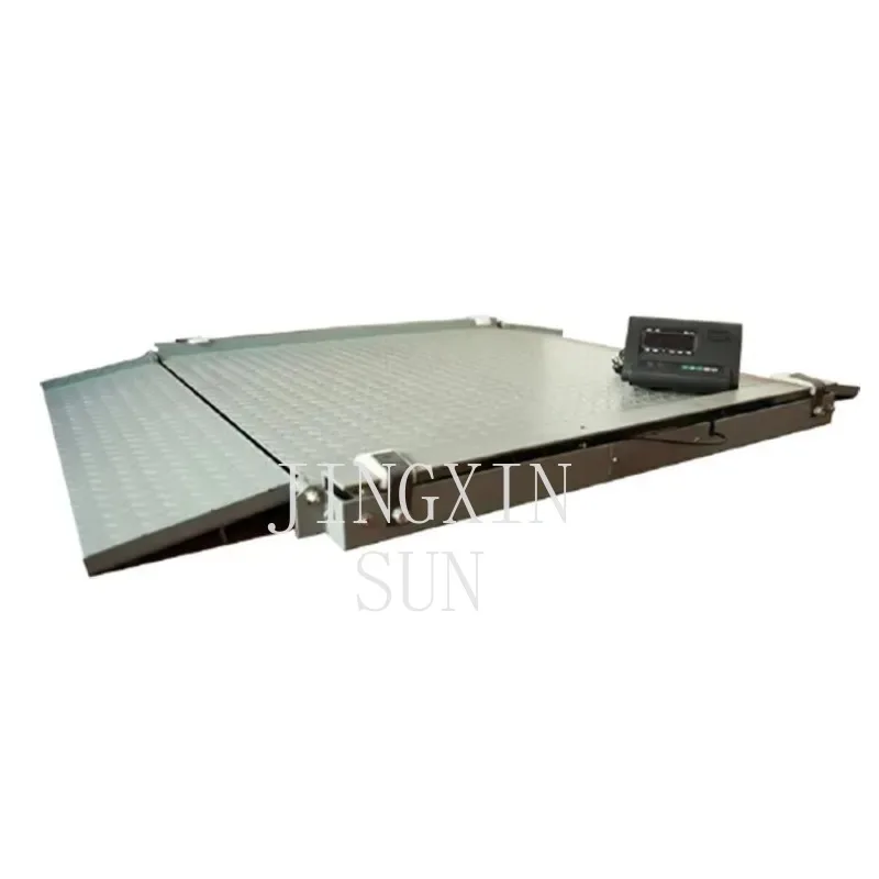 Фото Весы 1*1 м, 3000 кг, 3 т, 5 мм, плоские цифровые почтовые весы с ЖК-дисплеем, портативные напольные платформы из нержавеющей стали, сверхмощные весы №4