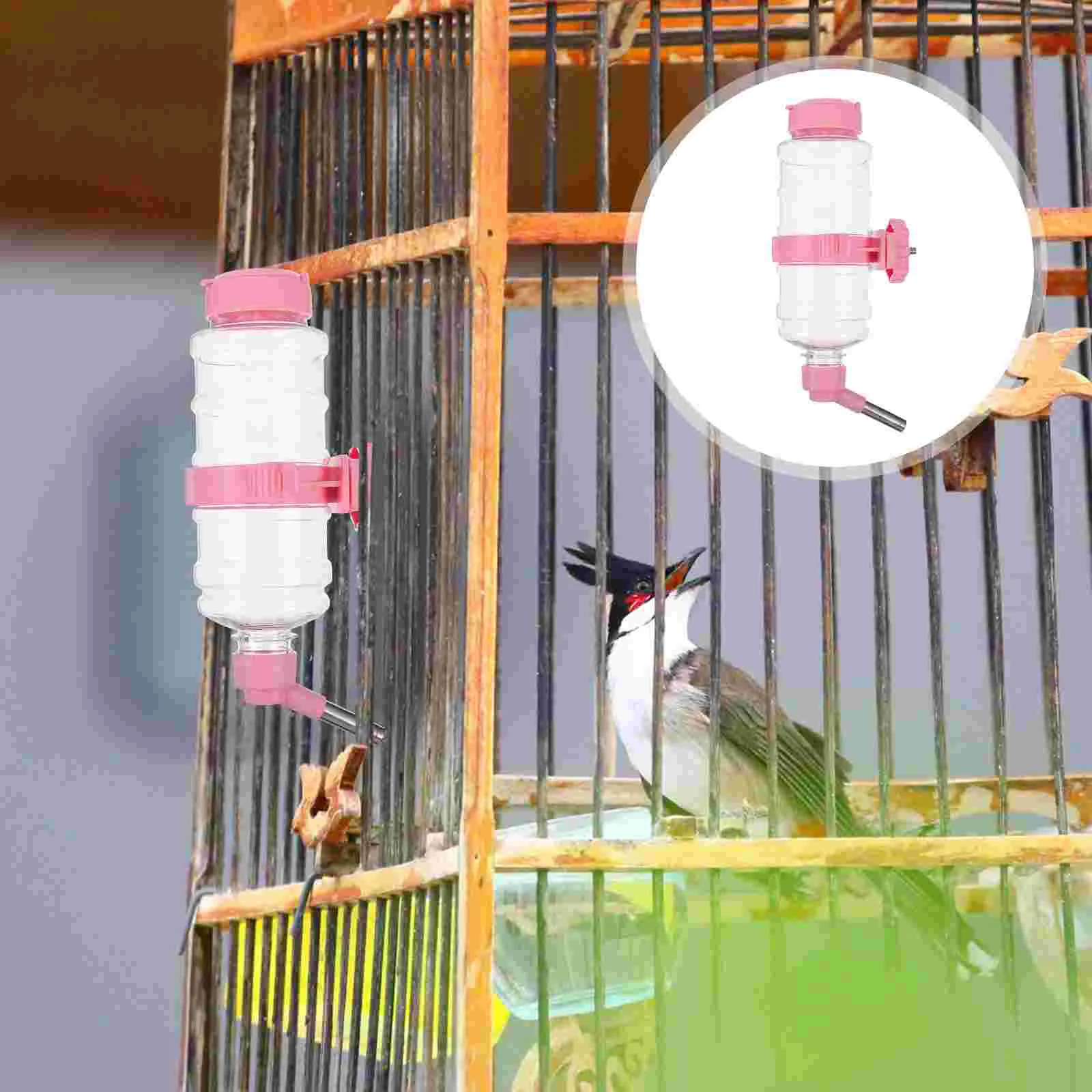 

Water Bottle Dog Pet Dispenser Feeder Guinea Rabbit Crate Hamster Drip Pigautomaticbird Bunny Drinking Hamstersbottles Cage Dish