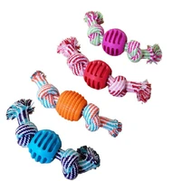 1pc bite resistant dog rope toy pet interactive knot design small medium dogs chew ropes puppy teething toy supplies