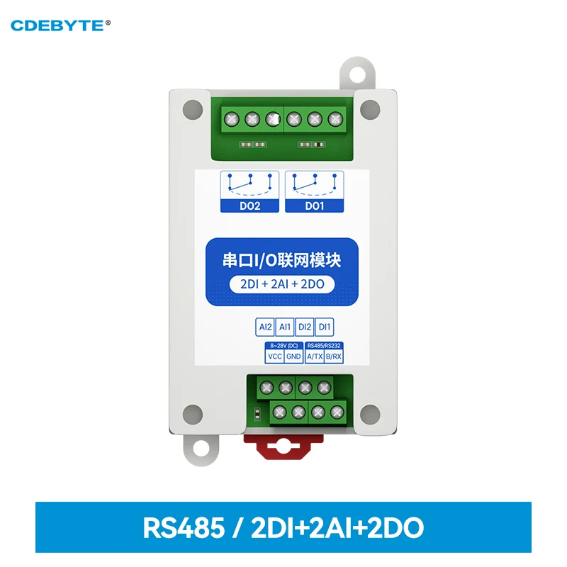 

RS485 2DI+2AI+2DO MA01-AACX2220 ModBus RTU I/O Network Modules with Serial Port for PLC/Touch Display 2 Switch Output Watchdog