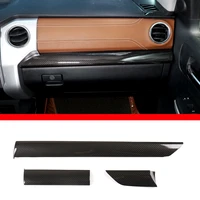 for 2014 2021 toyota tundra abs carbon fiber car styling car center control instrument panel decorative panel auto parts lhd