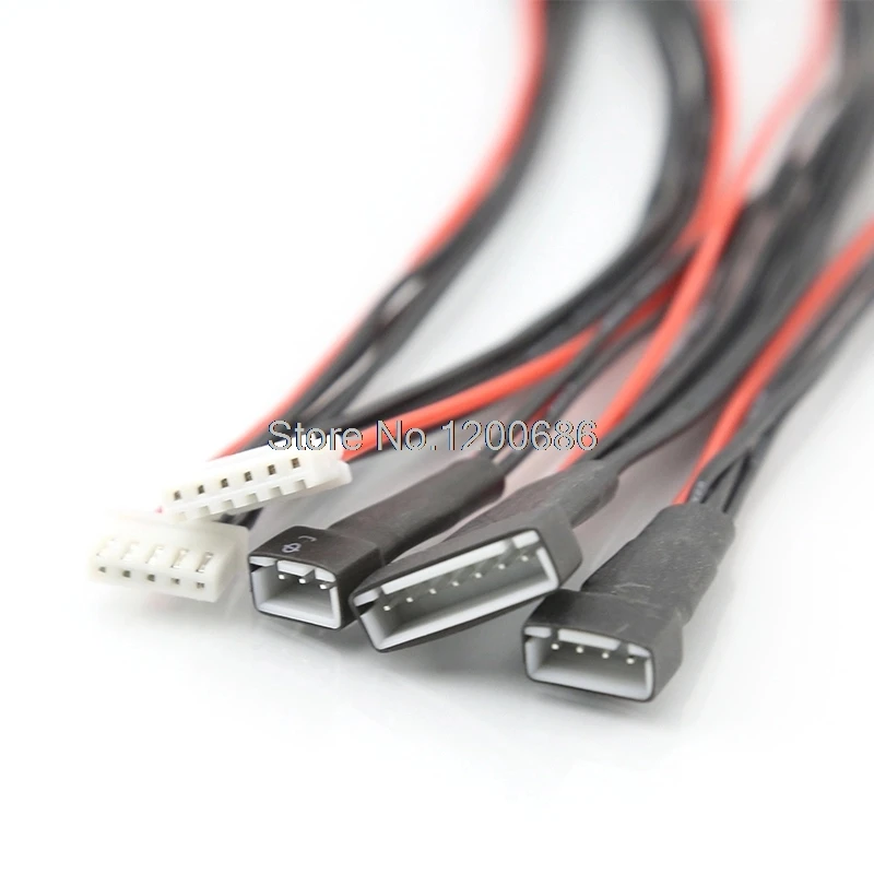 2P 20CM 22AWG Silicone Wire RC Lipo Battery 2S-6S Balance Charging cable Extension wire harness XH 2.54 XH2.54