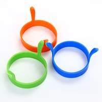 2pcs breakfast omelette ring fried egg mold food grade silicone egg ring pancake cooking diy tool frying egg moulds