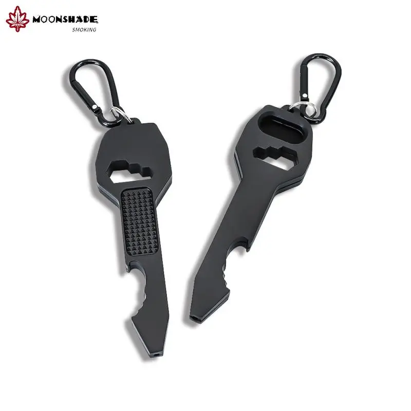 

MOONSHADE Creative Multifunctional Metal Pipe Grinder+Pipe+Bottle Opener+Wrench 4-in-1 Portable Outdoor Tool Smoking Accessories