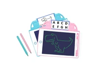 painting graffiti early education light energy small blackboard with picture card writing board card type