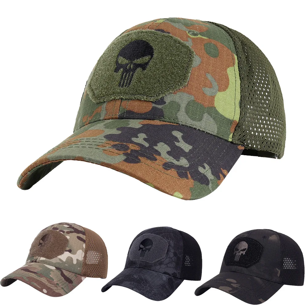 

Adjustable Baseball Cap Tactical Summer Sunscreen Hat Camouflage Military Army Camo Airsoft Hunting Camping Hiking Fishing Caps