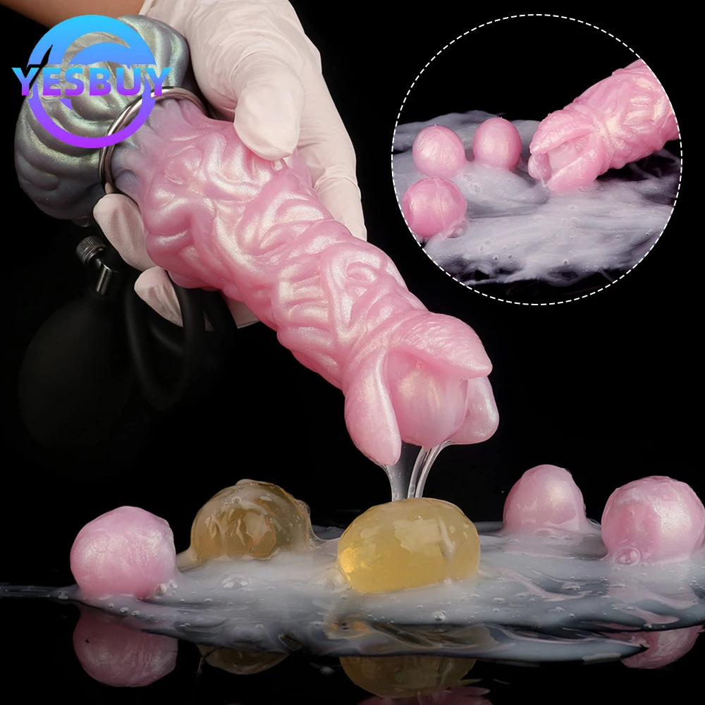 YESBUY Fantasy надувной фаллоимитатор Ovipositor Lay Diy яйца для взрослых анальный