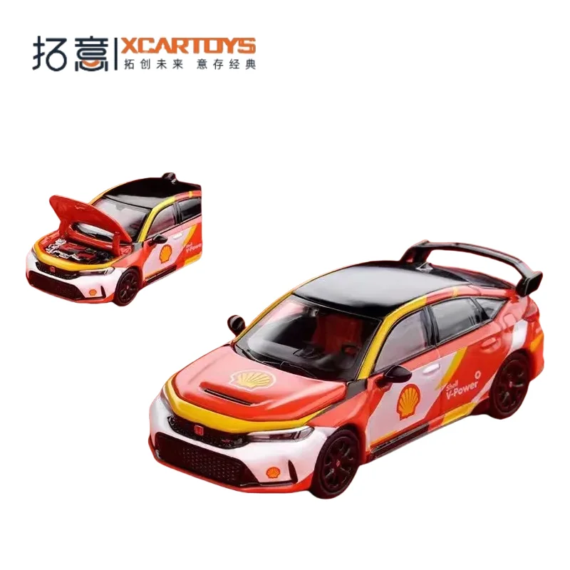 XCARTOYS 1:64 POPRACE SHELL Toyota Yaris Honda FL5 Volkswagen Golf Shell литый под давлением модель автомобиля из