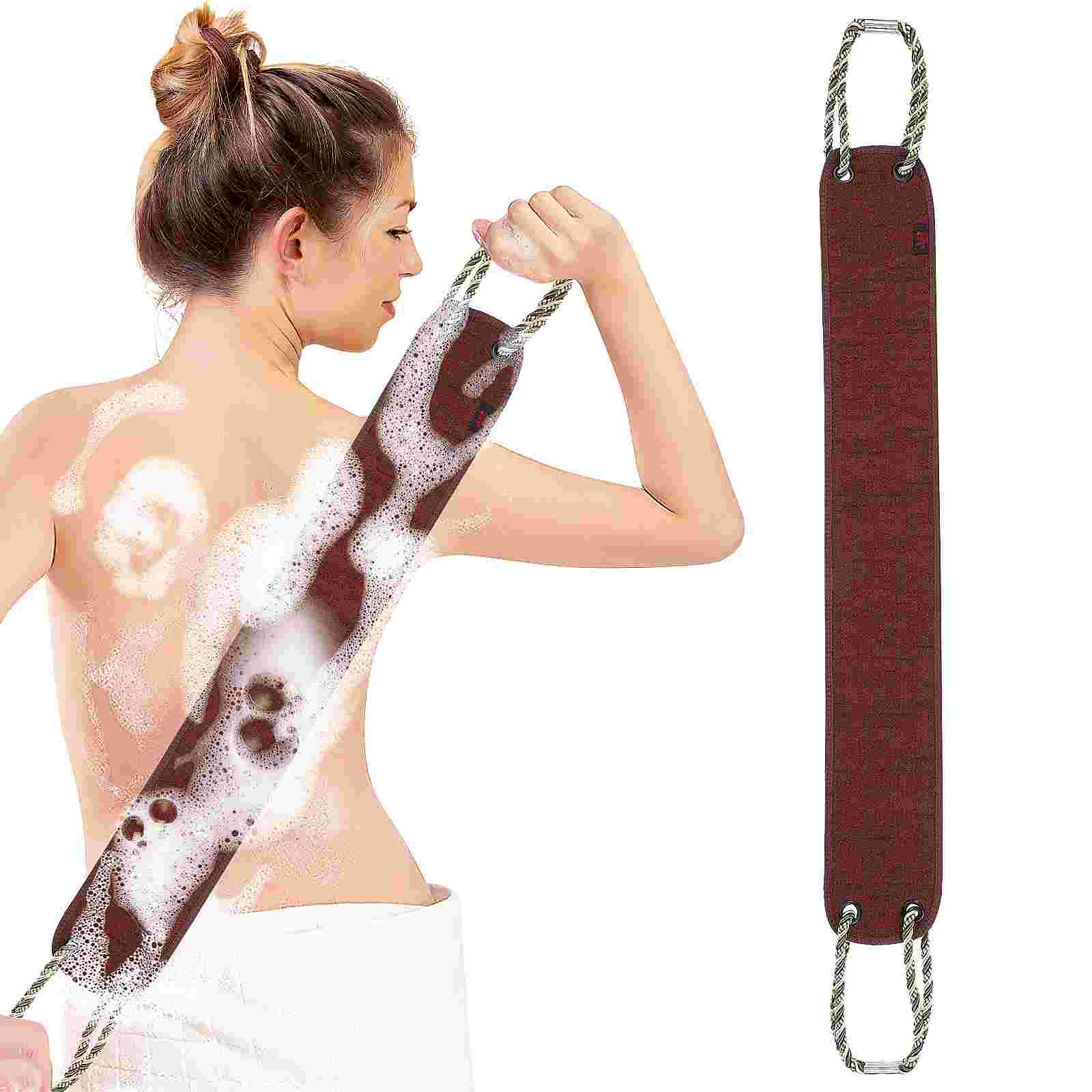 

Double Sided Men Women Towel Man-made Fiber Exfoliating Supplies For Bath