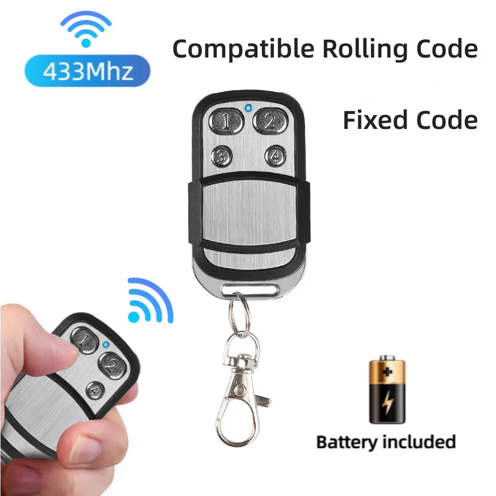 

433MHz Rolling Code Copy Duplicator for CAME Remote Control Duplicator Universal Garage Door Gate Fixed Code Cloning Transmitte
