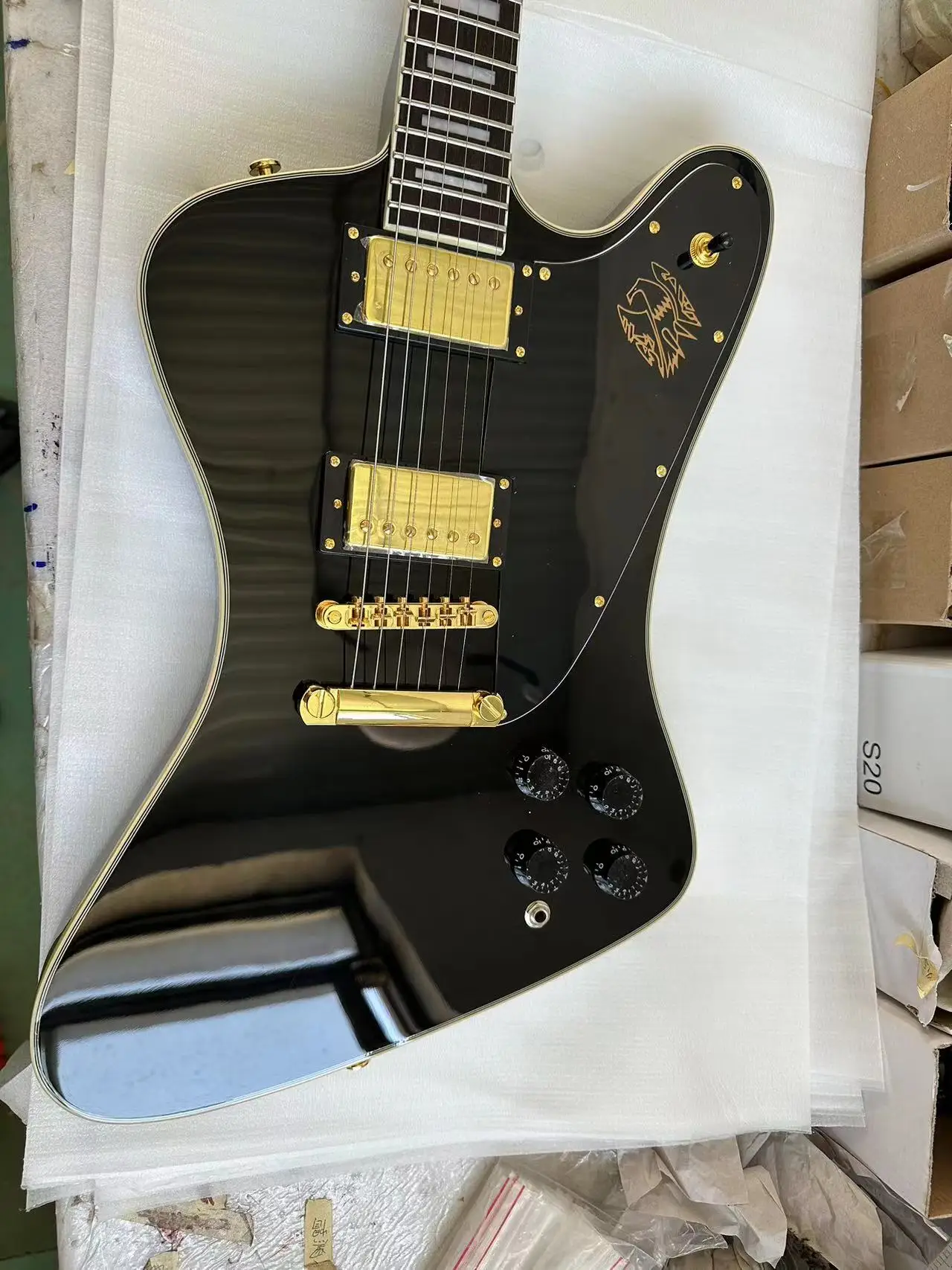 

Firebird Electric Guitar High Quality Free Shipping Mahogany Guitarra Factory Direct Chrome Hardware