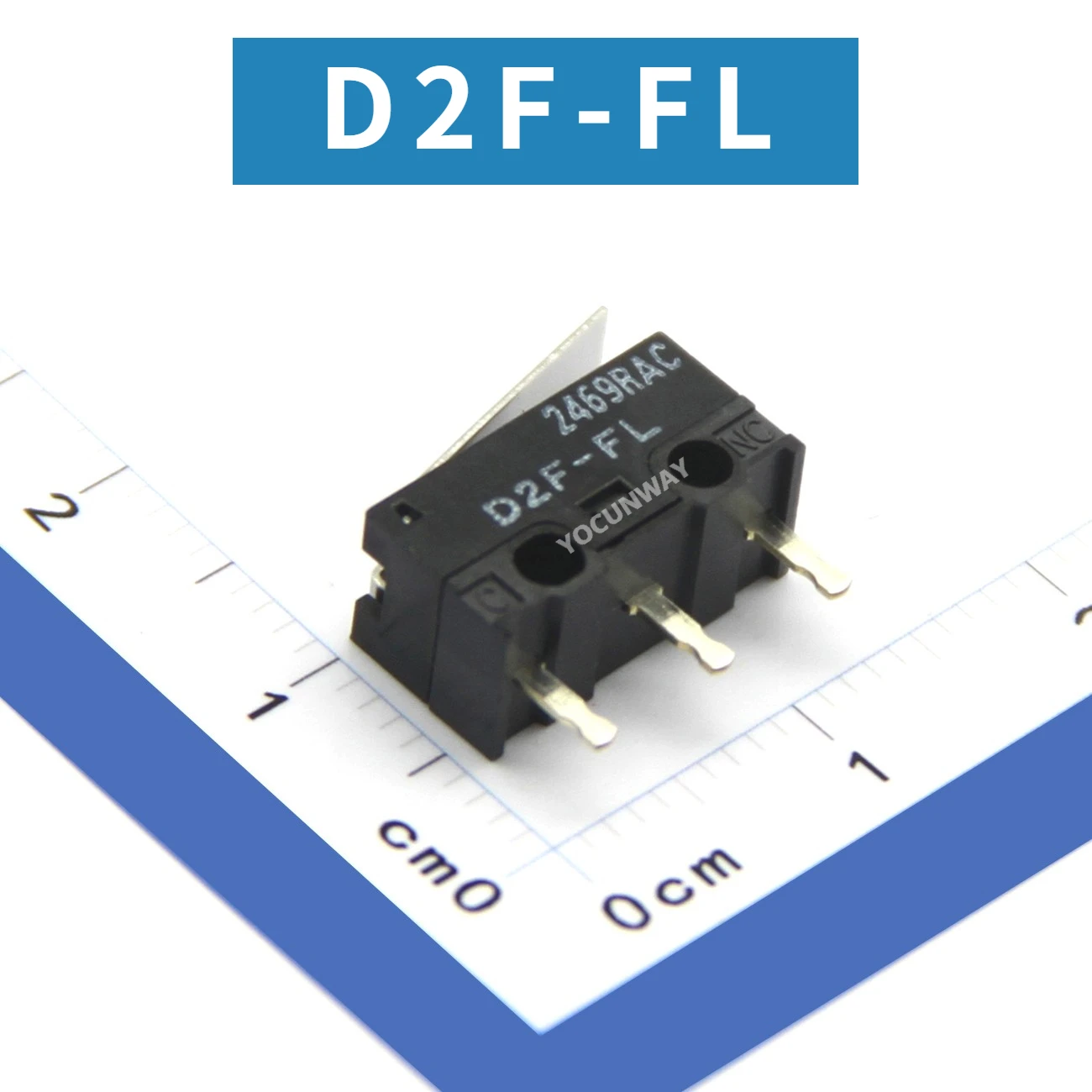 

Микропереключатель OMRON D2F-FL для 3 контактов