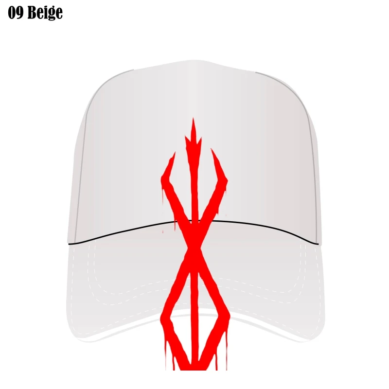 

New Berserk Anime Manga-Japan-Cartoon-Mens 2022 Bill Hats Black Summer Caps For Man Summer Cotton Cap Fashion Hat