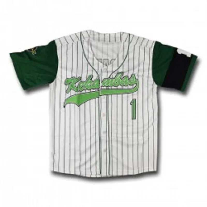 

Double Stitched #1 G-Baby Kekambas The Movie White Baseball Jerseys Mens