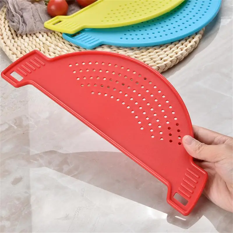 

Pot Strainer Plastic Pot Funnel Strainers Leakproof Vegetable Rice Wash Water Filter Basket Baffle Drainer Kitchen Gadget