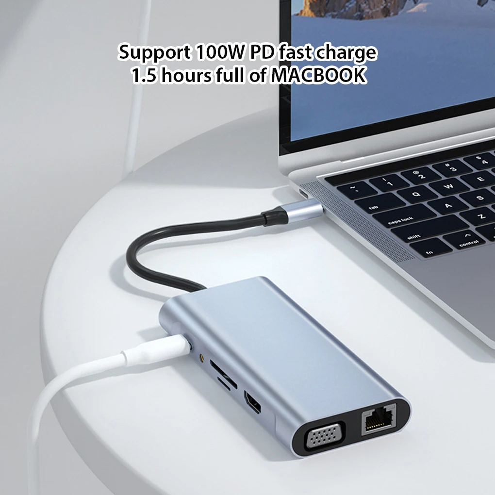 

Laptop Splitter USB3 0 Multiport Computer Hub Memory Card Adapter Dock Station Portable Quick Charging Charger Office