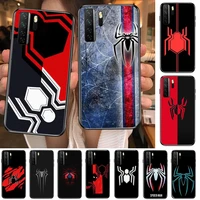 spider man logo marvel black soft cover the pooh for huawei nova 8 7 6 se 5t 7i 5i 5z 5 4 4e 3 3i 3e 2i pro phone case cases