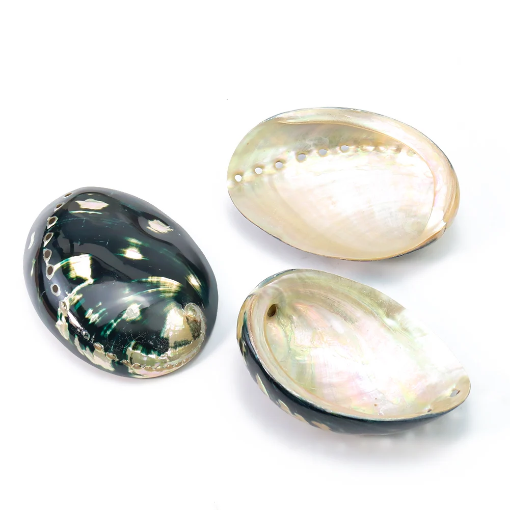 Натуральное новозеландское черное золото морское ушко гладкий блеск гребешок