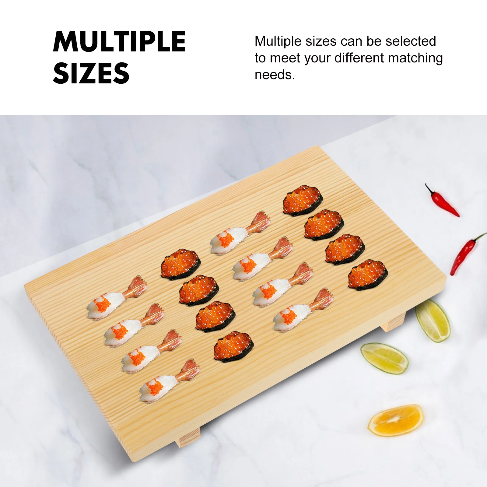 

Sushi Plate Serving Tray Board Platter Plates Sashimi Japanese Woodgetawooden Cheese Boat Holder Party Tableware Desserts