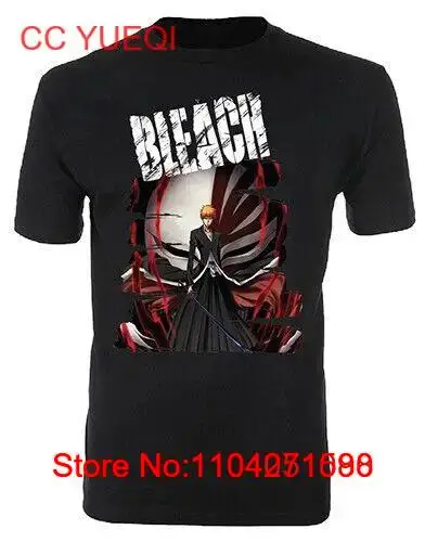 *Legit* Bleach Ichigo Zangetsu Bankai Форма Аутентичная футболка унисекс в стиле аниме # 25325
